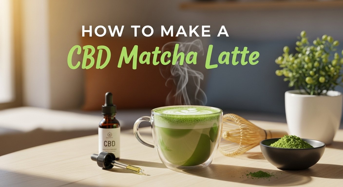 How to Make a CBD Matcha Latte at Home, cbd, cannabis, infused