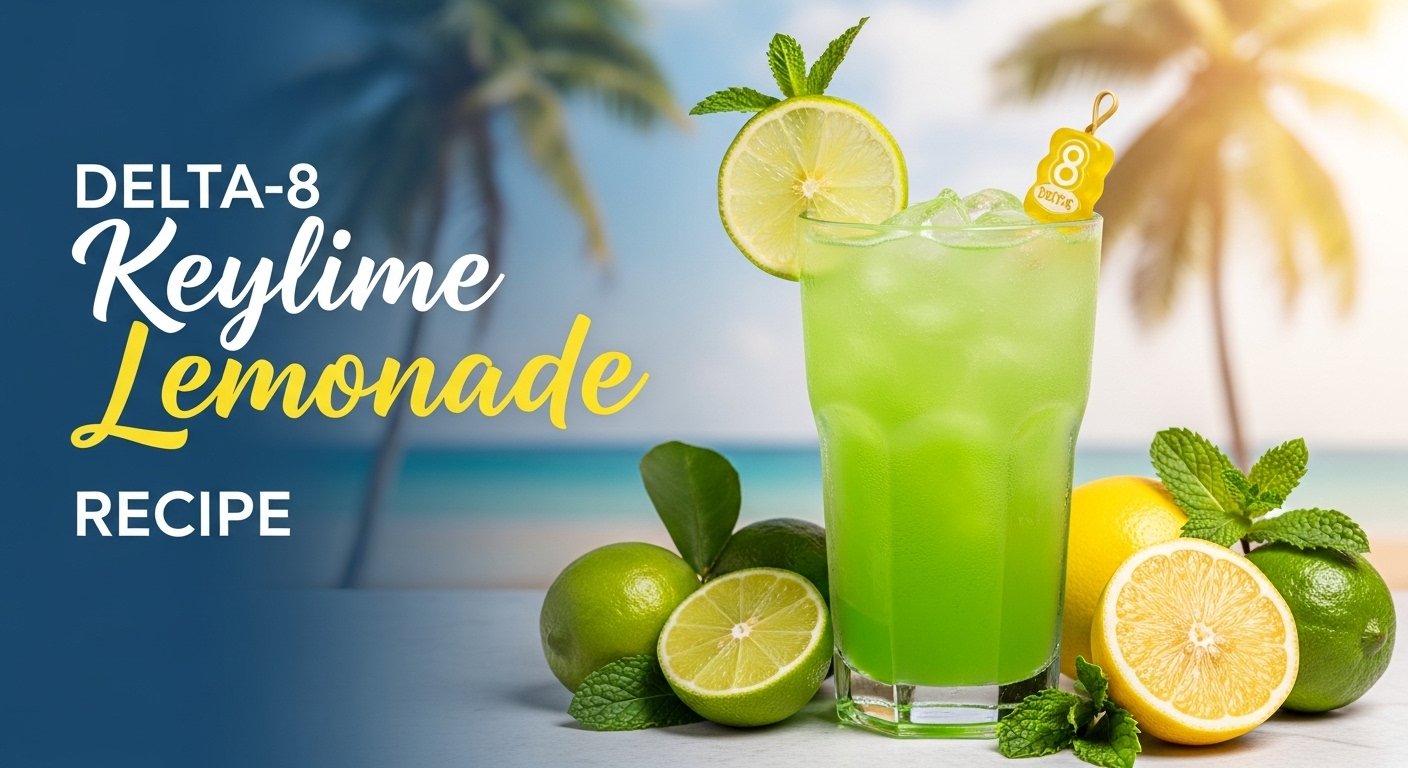 Delta 8 Keylime Lemonade Recipe, delta 8, thc, keylime, delta 8 thc