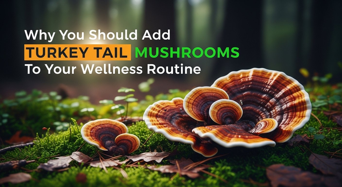 Why You Should Add Turkey Tail Mushrooms To Your Wellness Routine, turkey tail, turkey tail mushrooms, immune system, health