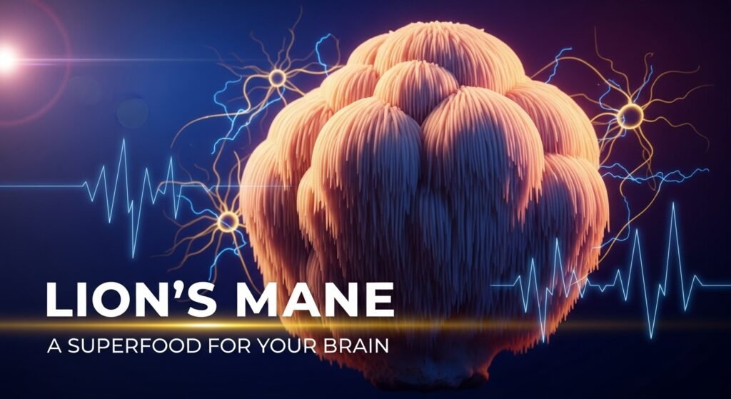 Lion’s Mane Mushroom Benefits: The Ultimate Brain Superfood for Focus, Memory & Mental Clarity, Lions mane, lions mane mushroom, lion's mane, brain, nootropic