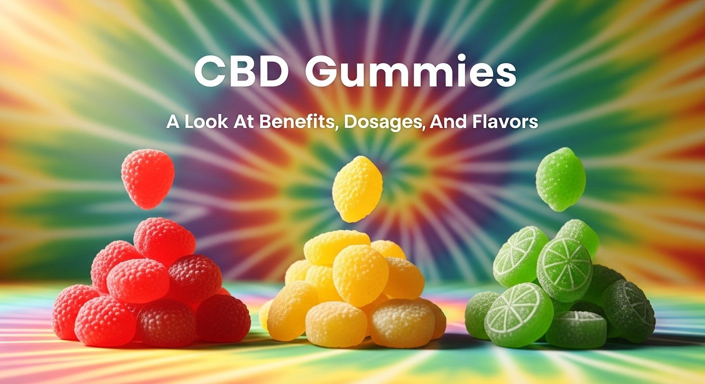 CBD Gummies - A Look At Benefits, Dosages, And Flavors, cbd, thc, dosing