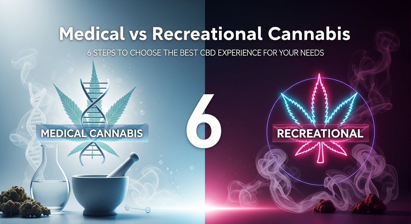 Medical Vs Recreational Cannabis - 6 Steps To Differentiate Your CBD Experience, cannabis, cbd, thc, natural, wellbeing, cannabis, cbd, skincare, cbd skincare, natural skincare, cbd oil, cbd lotion, cbd cream, cannabis, skin care, natural skin care, cannabis skin care, cbd, cbd skincare, natural pain relief, natural relief, pain relief, pain management, cannabis, cbd, nature, thc, healthy, natural supplements, sleep aid, natural sleep, anxiety relief