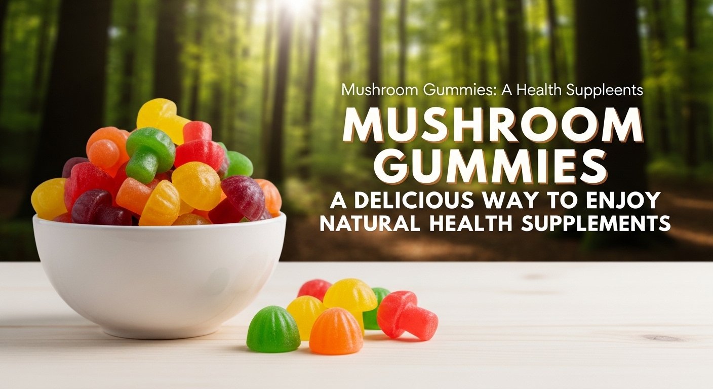 Mushroom Gummies: A Delicious Way to Enjoy Natural Health Supplements, gummies, edibles, cbd, thc, mushrooms, chaga, turkey tail, mushroom gummies