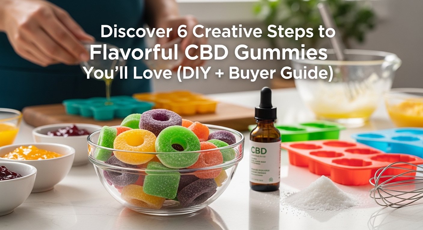 Discover 6 Creative Steps to Flavorful CBD Gummies You’ll Love (DIY + Buyer Guide), cbd, benefits, health, gummies, how to make, natural, flavorful