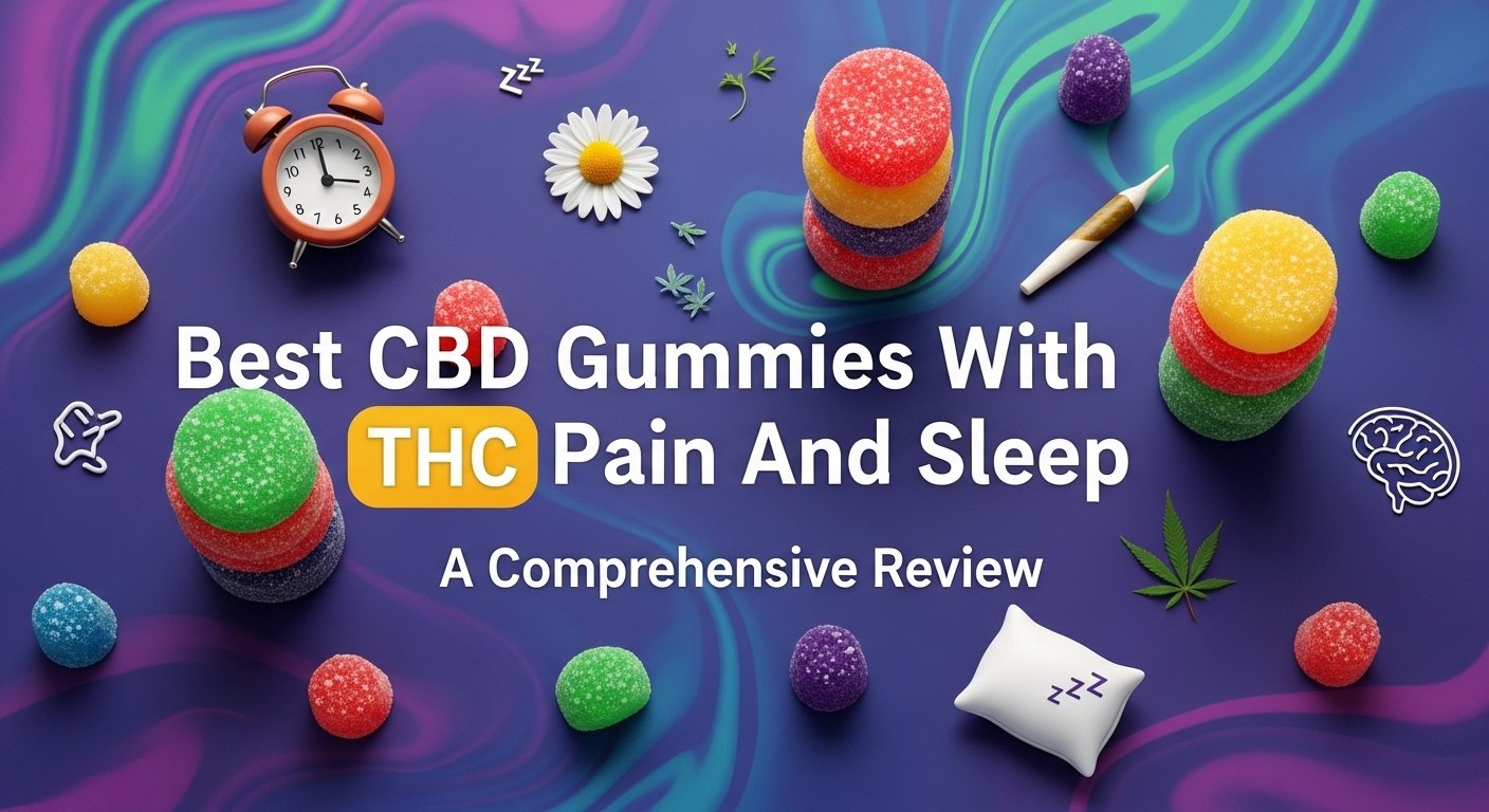 Best CBD Gummies With THC For Pain And Sleep - A Comprehensive Review, cbd, sleep, sleep aid, cbd gummies