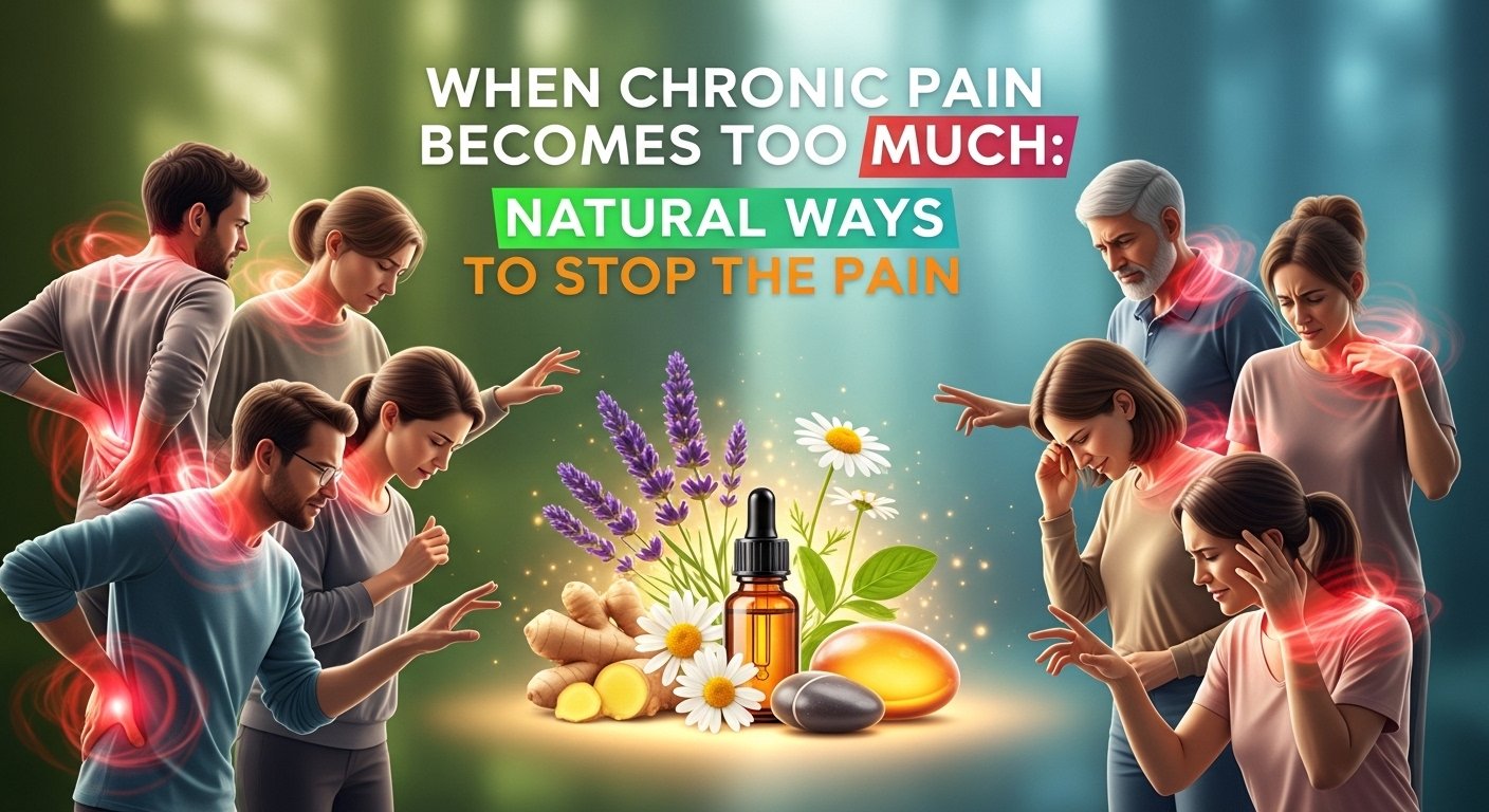 When Chronic Pain Becomes Too Much: Natural Ways to Stop the Pain, stop the pain, natural pain relief, when chronic pain becomes too much, cbd pain relief, cbd for pain, fibro control, fibromyalgia relief, pain relief, natural pain relief
