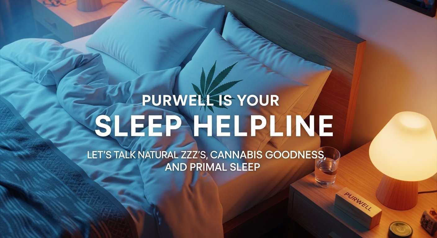 Purwell Is Your Sleep Helpline — Let’s Talk Natural Zzz’s, Cannabis Goodness, and Primal Sleep, natural sleep, primal sleep, sleep helpline, sleep support, sleep aid, natural sleep, cbd for sleep, sleep supplement, sleep tincture, cbd sleep oil