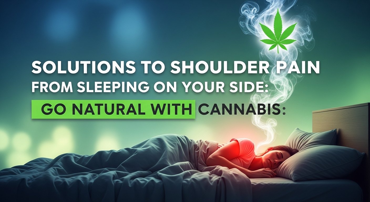 😴 Solutions to Shoulder Pain from Sleeping on Your Side: Go Natural with Cannabis, throbbing pain, shoulder pain, pain relief, solutions to shoulder pain from sleeping on side