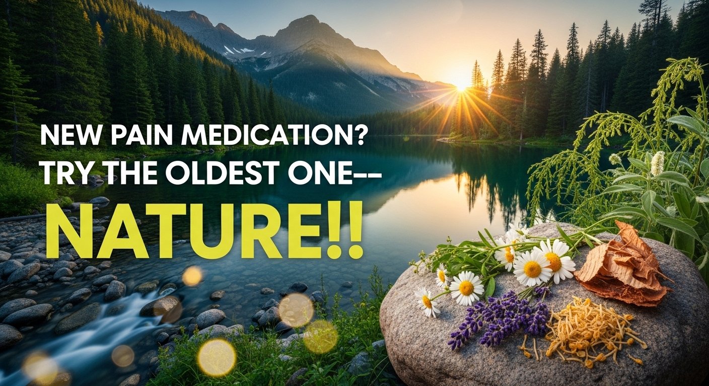 New Pain Medication? Try the Oldest One—Nature!!, stop pain, natural pain relief,