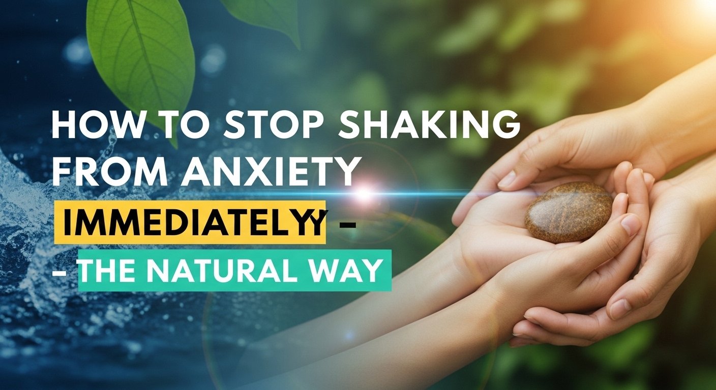 😰 How to Stop Shaking from Anxiety Immediately – The Natural Way, cannabis, anxiety, relief, natural relief, calm, calming, cbd