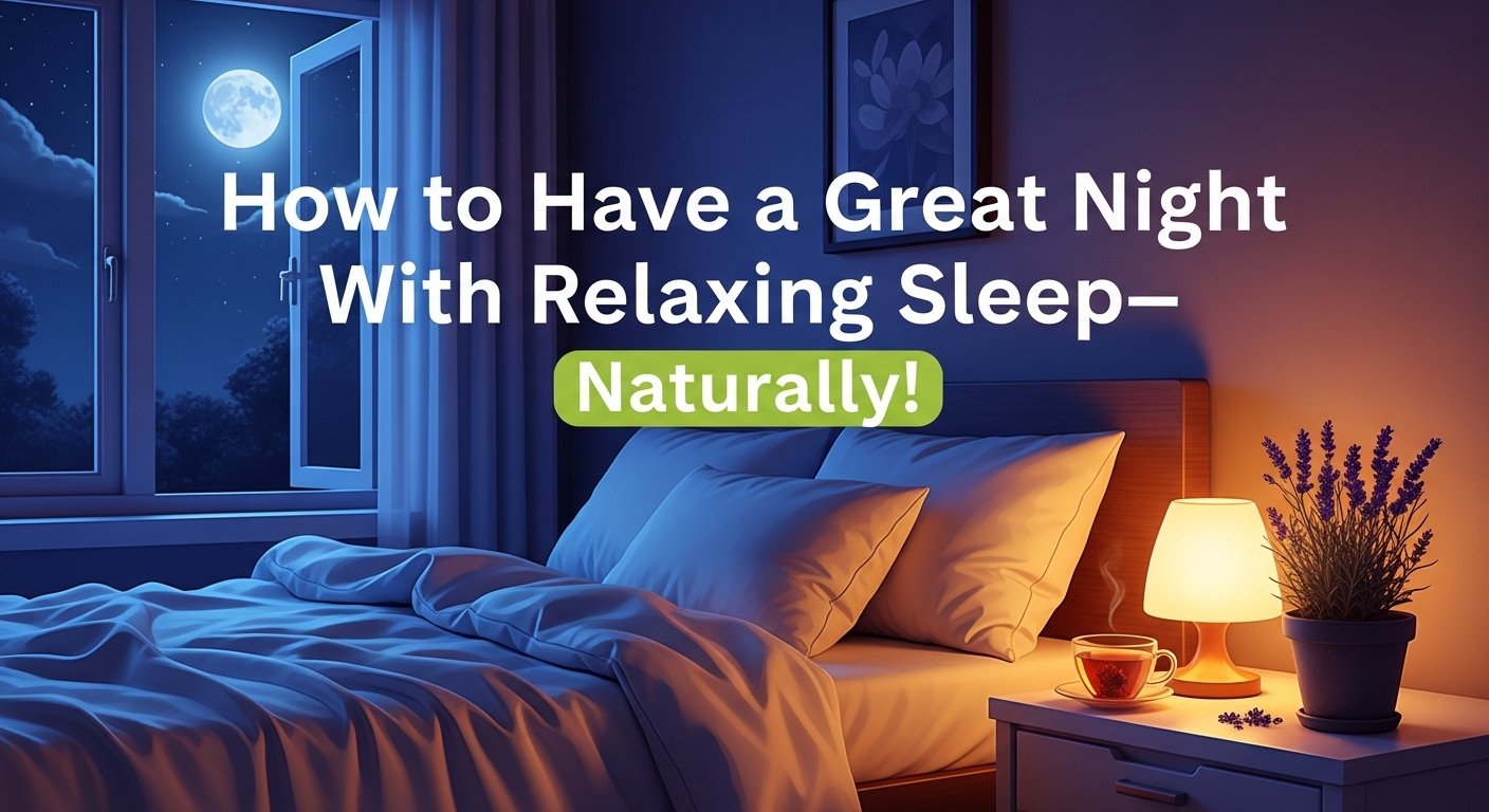 How to Have a Great Night With Relaxing Sleep—Naturally! good night sleep well, have a great night, sleep