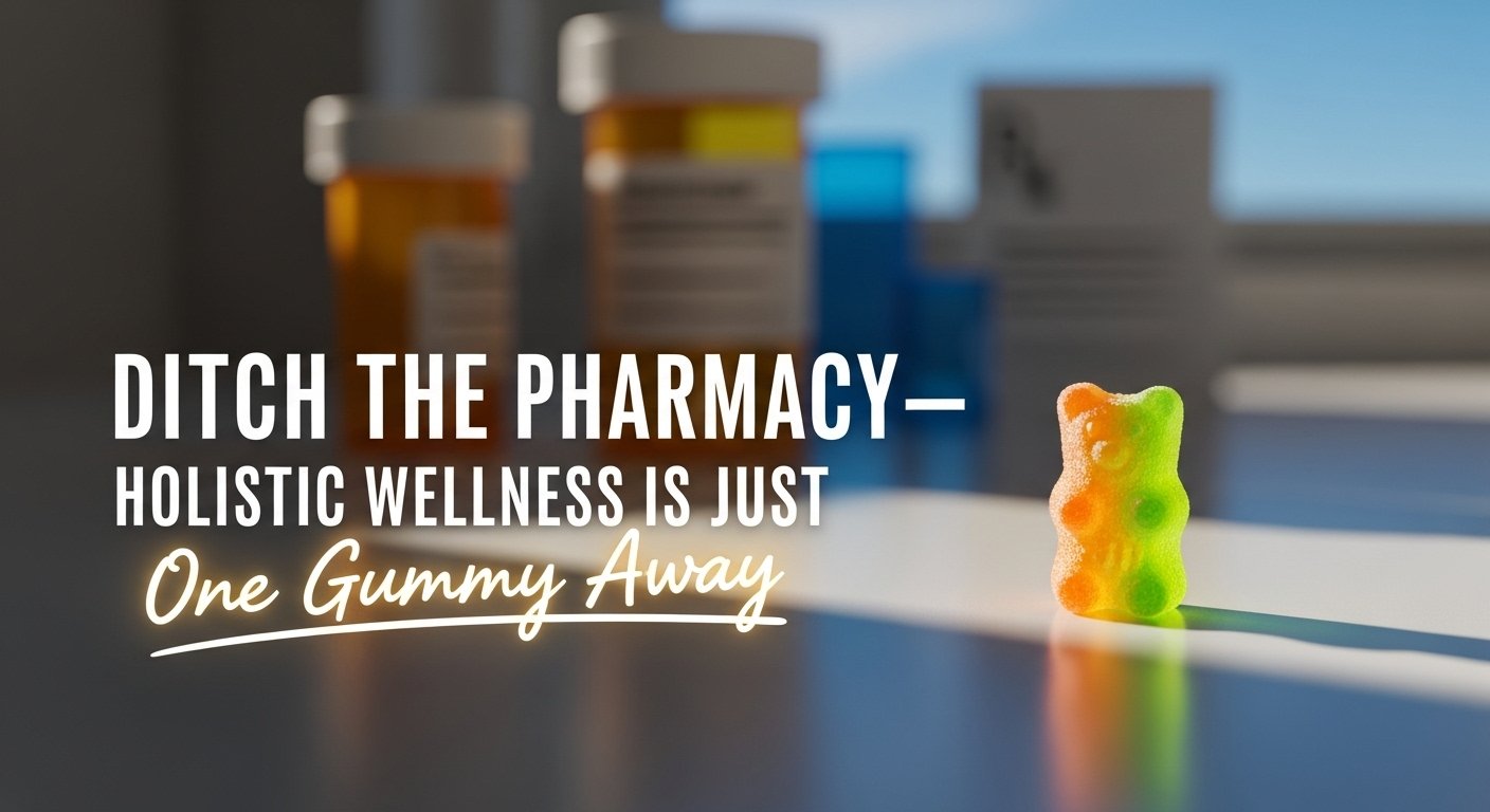Ditch the Pharmacy—Holistic Wellness Is Just One Gummy Away, cbd, wellness, cannabis