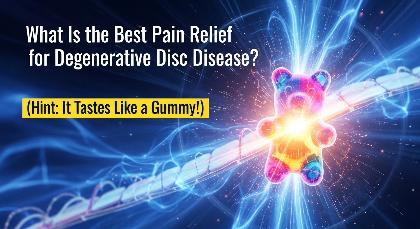 What Is the Best Pain Relief for Degenerative Disc Disease? (Hint: It Tastes Like a Gummy!), cbd, cbg, pain relief, natural pain relief, purrelef, purwell, anti-inflammatory