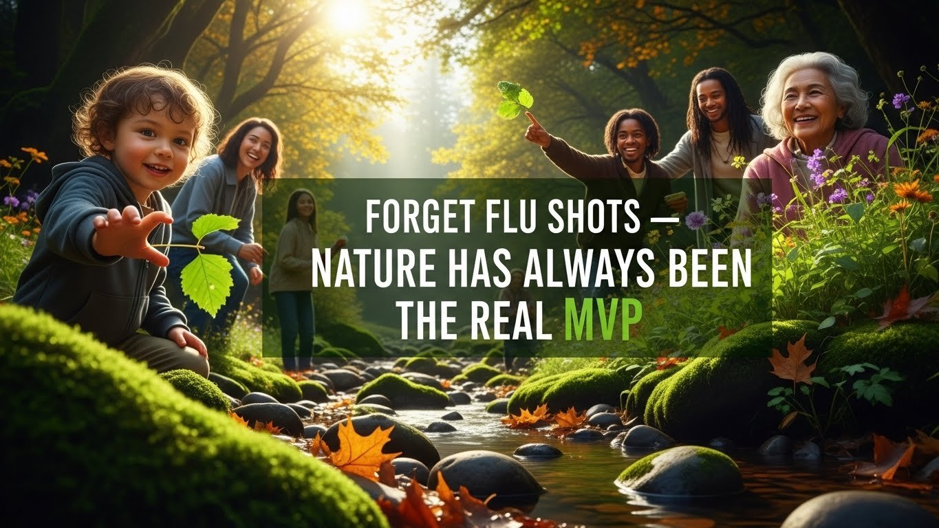 flu shots, nature, natural wellness, wellness, bad pharma, nature heals