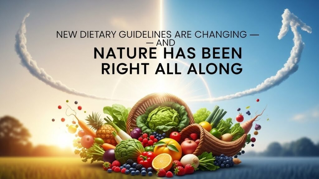 New Dietary Guidelines, new food pyramid, natural, wellness, health, healthy