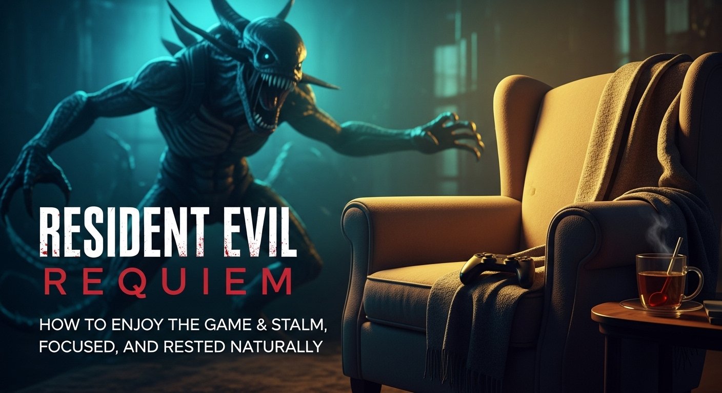 Resident Evil Requiem, calm, enhance, cannabis, THC, cbd, gamer vibes