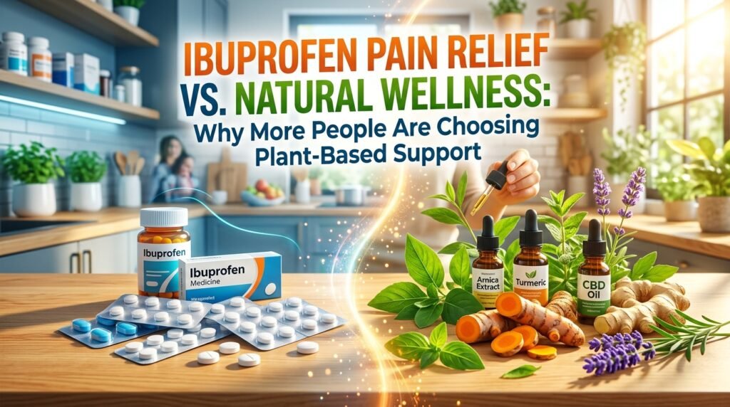 Ibuprofen Pain Relief vs. Natural Wellness: Why More People Are Choosing Plant-Based Support, Natural Ways to Stop the Pain, stop the pain, natural pain relief, when chronic pain becomes too much, cbd pain relief, cbd for pain, fibro control, fibromyalgia relief, pain relief, natural pain relief